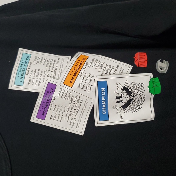 Champion Short Sleeve Black Men's T-Shirt Size L/G - Picture 3 of 10